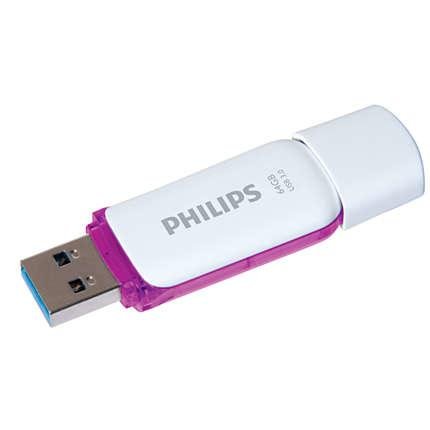 Philips FM64FD75B Snow edition 3.0 - USB-flashstasjon - 64 GB