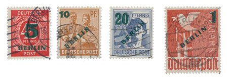 Berlin 1949 - MICHEL 64-67 - Stemplet