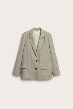 Kappahl | Blazer i linblanding Brun XS | Brun