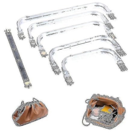 Damelæge Taske Ramme Metal Aluminium Rørramme Taske Clutch Taske Dele J