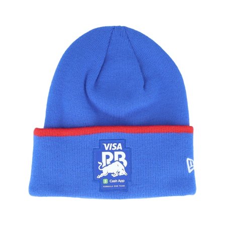 New Era - Motor Blauw cuff Beanie - RB F1 24 Logo Wide Blue Cuff @ Hatstore