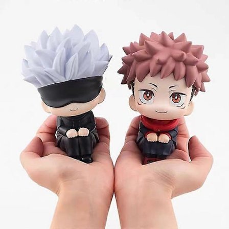 Anime Jujutsu Kaisen Figur Q Version 9 cm, Gojo Satoru Se Op Figur PVC Legetøjsgaver (Gojo Itadori Figur) Ref: 6556 (FMY)