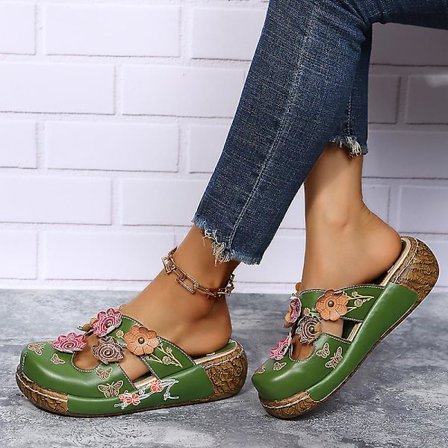 Dame Tøfler Boho Bohemia Strand Gå Slip-on Sandaler.43.