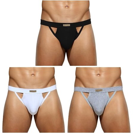 Herr Athletic Supporter Stretch Underwear Mesh Jock Strap Multipack