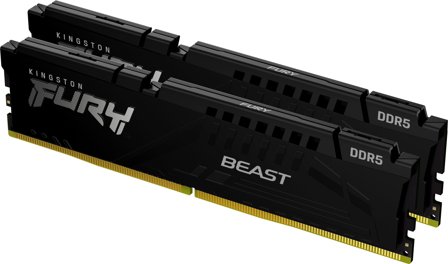 Kingston FURY Beast - DDR5 - sett - 64 GB: 2 x 32 GB - DIMM 288-pin - 5600 MHz / PC5-44800 - ikke-bufret