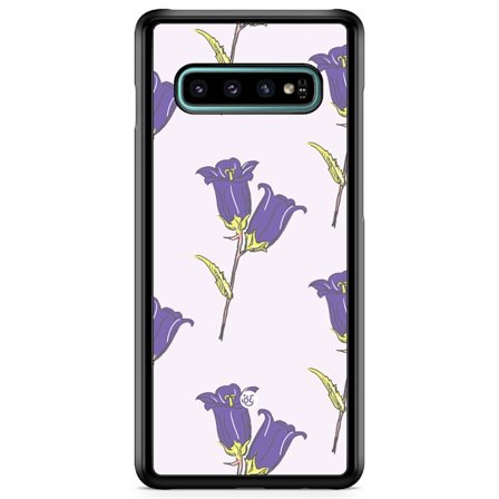Bjornberry Skal Samsung Galaxy S10 - Vilda Lila Blommor
