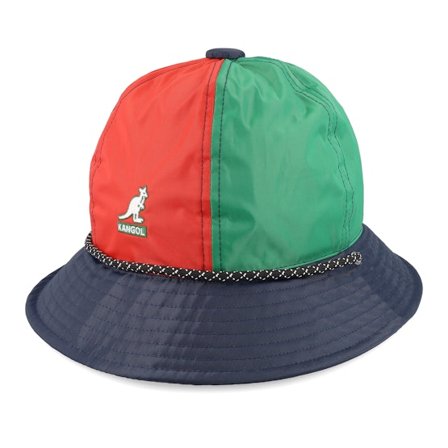 Kangol - Adventure Casual Navy Multi Bucket Bucket Multi Hat - @ Hatstore