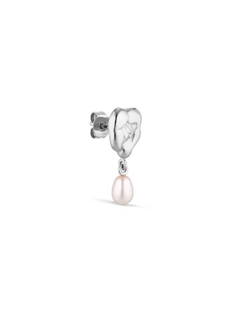 Jane Koenig | Drippy Earstud With Pearl Pendant | ONE SIZE