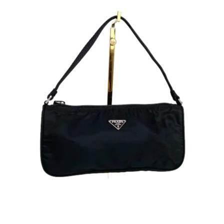 Prada Vintage Pre-owned Nylon prada-vskor svart, Dam Vintage Väskor, Dam, Storlek: ONE SIZE