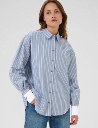 Kaffe Kamilina Shirt - Blue - 42