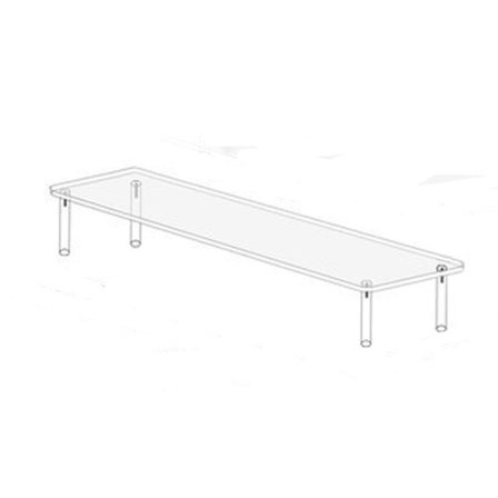 Akryl Display Stativ Figur Hylla 30X8CMS ENKELLAGER SINGEL