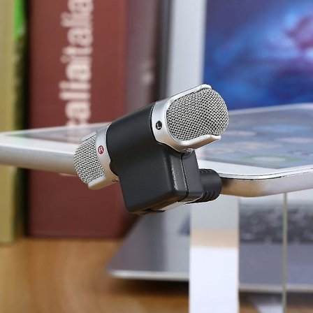 Mini Digital Stereo Mikrofon 3,5 mm Jack PC Bærbar PC