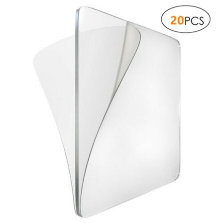 Transparent dubbelhäftande tejpklistermärken utan spår