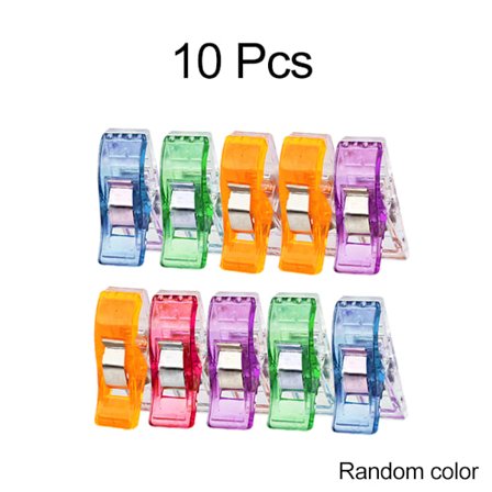 10/20/50 st Syklämmor Plastklämmor Quilting Hantverk Virkning Stickning Säkerhetsklämmor Blandat blå