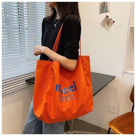 Olkalaukku Ostoskassi ORANSSI