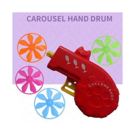 2 stk. Børn Flyvende Tallerken Pistol Udendørs Kamplege Puslespil Legetøjsgave