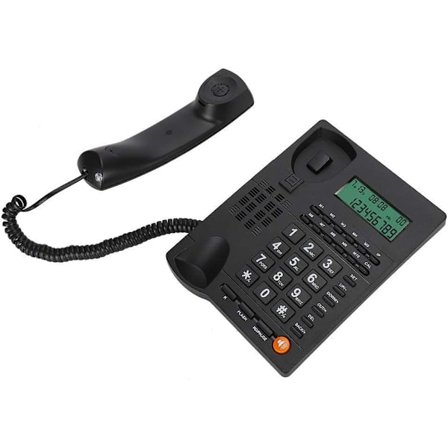 Ledningstelefon som opkalds-id med håndfri højttalerpåmindelse