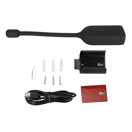 Mini sikkerhetskamera 1080P 360 graders svanehals toveis intercom 2000mAh trådløst innendørs kamera for babygarasje