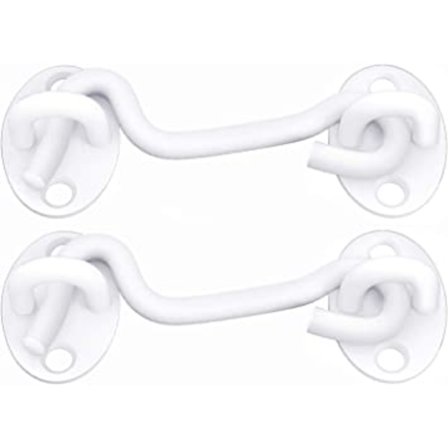 (Hvid) Ladeportlås, 2 stk. 4'' Ladeportlås, Heavy Duty So