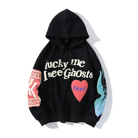 Unisex sweatshirt Kanye Lucky Me I See Ghosts Hættetrøje
