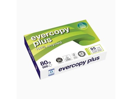 EVERCOPY Kopieringspapper Recycled A4 80g ohålat 500/fp - Lyreco - Kontorspapper - Kopieringspapper - A4 Ohålat