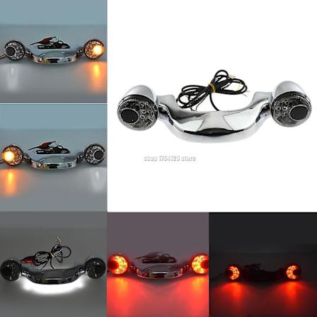 Motorcykel Baglygte Brems Lys Bar Lampe Til Harley Touring Street Glide Road Glide Road King Fltrx Flhx 2010-2020 2021 D Turn Signal Light