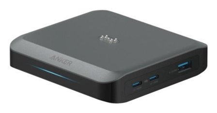Anker Prime Charging Base 150w 150 W maks hurtiglading med 3 porter for Prime-powerbank