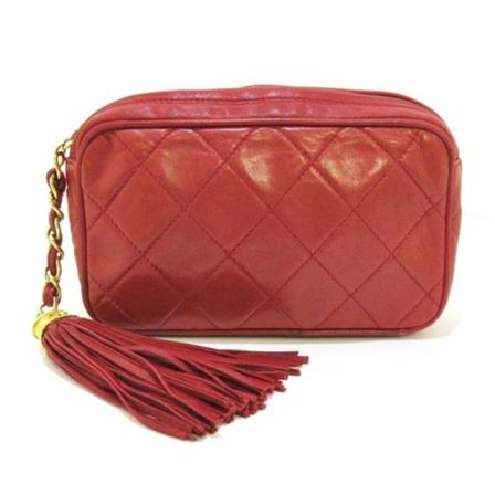 Chanel Vintage pre-owned Clutch Rød, Herre Vintage Tasker, Størrelse: ONE Size
