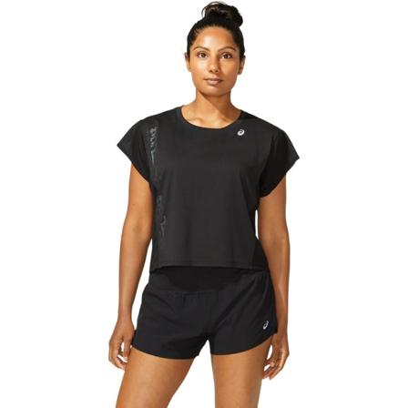 Asics Women's SMSB Run SS Top Women Short sleeved fitness sweater Black XL