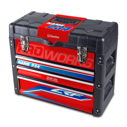 Kit Adesivi Cassetta Attrezzi 24MX X3 Rosso