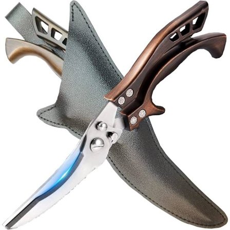 Kökssax, kökssaxar tunga, diskmaskinssäkra, andong fjäderfä saxar tunga professionella, skarpa kökssaxar, kökssaxar rostfria