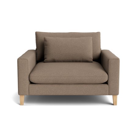 Perth lænestol - Loop Mørk Beige - 121x107x81 - Lænestol