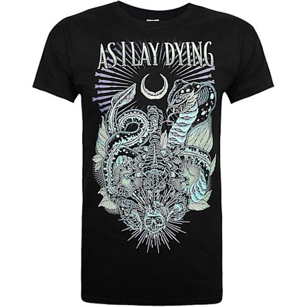 Officiell As I Lay Dying Cobra T-shirt herr (xl)