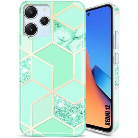 Etui til Xiaomi Redmi 12 4G-5G (ikke til Redmi Note 12), Beskyttelse Slank Letvægts Blød stødsikker turkis