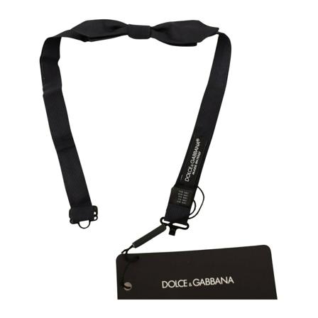 Dolce & Gabbana Bowties Sort, Herre Butterfly, Størrelse: ONE Size