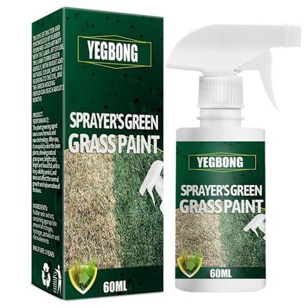 Grøn græsmaling spray langvarig græsplænemaling forbedrer plettet sovende gulnende græs til græsplæne nyt