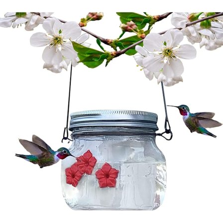 Hängande Kolibrimatare med Tre Portar, Bärbar