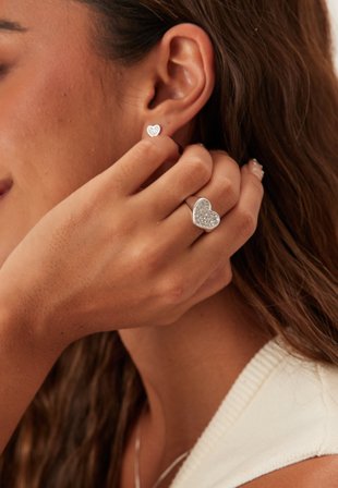 Pilgrim-Emmett Ring Silver-plated-Onesize