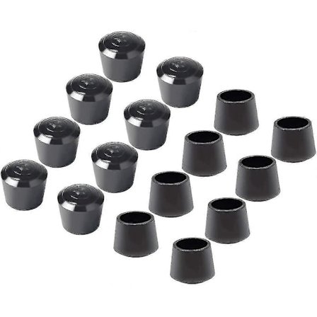 16 kpl Tuolin Jalkojen Suojukset, Tuolin Jalkojen Kumisuojukset