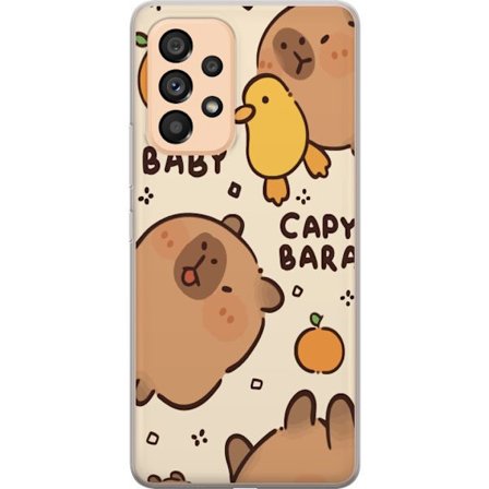 Kompatibelt Mobildeksel til Samsung Samsung Galaxy A53 5G Kawaii Baby Kapibara