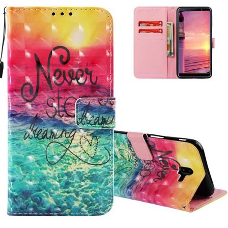 Plånboksfodral Samsung Galaxy J6 Plus – Never Stop Dreaming