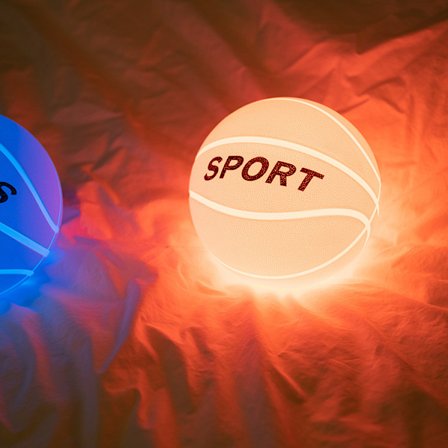 NBA Basketball Nattlys LED Silikon Soveromskamerat Sl