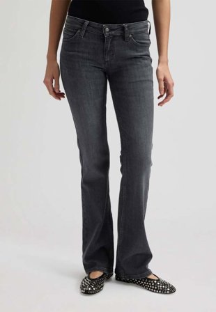 Lee Flap Pocket Jessica Jeans Dam Grå W29/L33