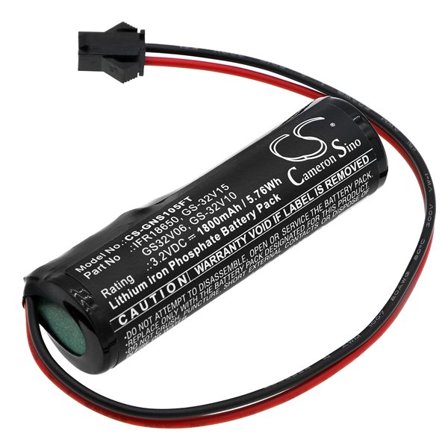 Batteri til solcellebatteri for Gama Sonic GS-5, GS-6, GS-52 osv.