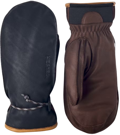 Hestra Wakayama Mitt nahkakintaat, unisex, tummansininen/ruskea