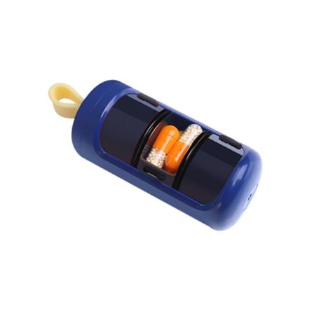 Medisindispensere, pilledelere, pillebokser, hver med 3 rom per dag, BPA-fri - Perfet blue