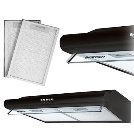 Køkken Underskabsventilator - 50 cm Berdsen BE-10-A Sort