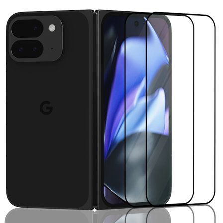 2-Pack Google Pixel 9 Pro Fold Skærmbeskyttelse - Hærdet Glas 9H - Super kvalitet 3D