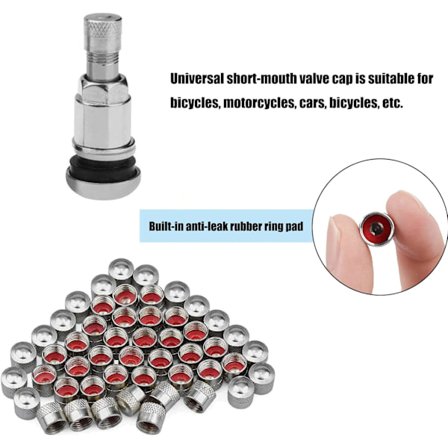 24-pack Bilmetallventilkåpor Kåpa Hjulventilkåpa Däckventilkåpa