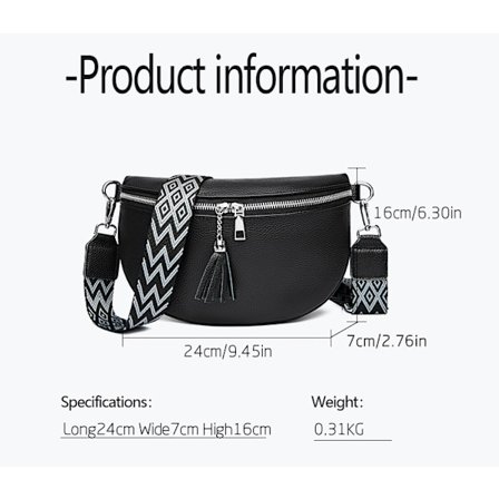 Musta naisten vyölaukku Naisten olkalaukku Pieni naisten käsilaukku Olkahihnoilla Matkapuhelin Po